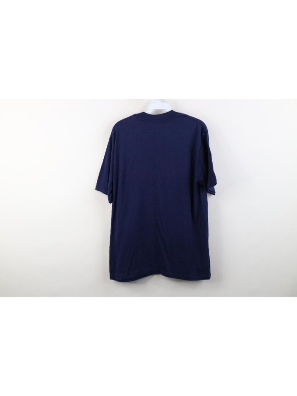 Vintage 70s 80s Mens XL Faded Spell Out Script California T-Shirt Navy Blue USA - Picture 12 of 14